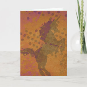 Mystical Unicorn Card Karte