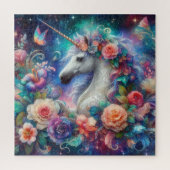 Mystical Unicorn Celestie Fantasy Art Puzzle (Vertikal)