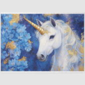 Mystical Unicorn Decoupage Seidenpapier (Vorderseite)
