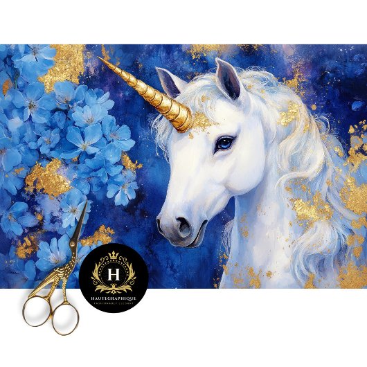 Mystical Unicorn Decoupage Seidenpapier