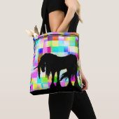 Mystical Unicorn (farbig kariert) Tasche (Von Nahem)