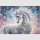 Mystical Unicorn Galaxy Decoupage Seidenpapier (Vorderseite)