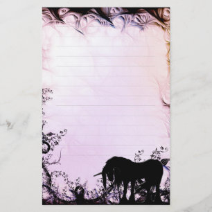 Mystical Unicorn w/lines (mystical) Briefpapier