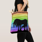 Mystical Unicorn (wässriger Regenbogen) Tasche (Von Nahem)