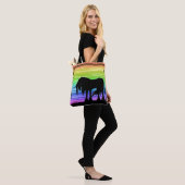 Mystical Unicorn (wässriger Regenbogen) Tasche (Am Model)