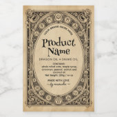 Mystical Vertical Elixirs Apothecary Style Labels Weinetikett (Einzelnes Label)