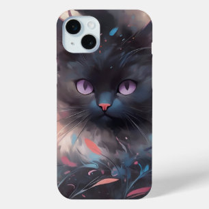 Mystical Watercolor Black Cat Niedliche Katze Case-Mate iPhone Hülle