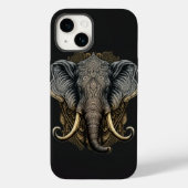 Mystical Watercolor Elephant Phone Case (Rückseite)