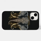 Mystical Watercolor Elephant Phone Case (Rückseite (Horizontal))