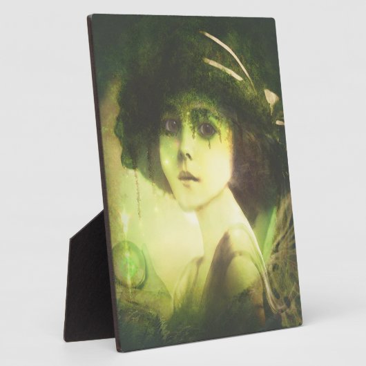 Mystical Willow Tree Fairy Fantasy Art Fotoplatte (Seite)