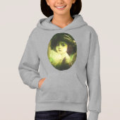 Mystical Willow Tree Fairy Fantasy Art Hoodie (Vorderseite)