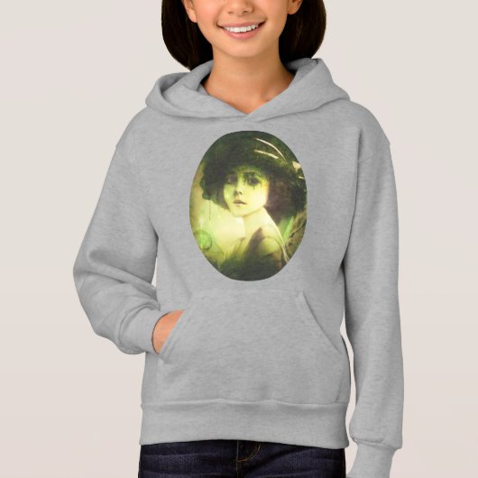 Mystical Willow Tree Fairy Fantasy Art Hoodie (Vorderseite)