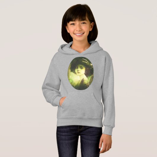 Mystical Willow Tree Fairy Fantasy Art Hoodie (Vorne ganz)