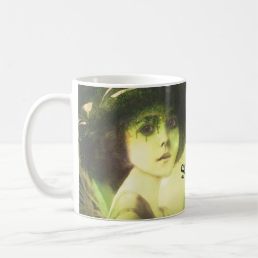 Mystical Willow Tree Fairy Fantasy Art Kaffeetasse (Links)