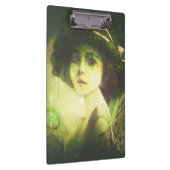 Mystical Willow Tree Fairy Fantasy Art Klemmbrett (Rechts)