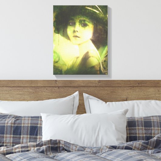 Mystical Willow Tree Fairy Fantasy Art Leinwanddruck (Insitu (Schlafzimmer))