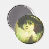 Mystical Willow Tree Fairy Fantasy Art Magnet (Vorderseite/Rückseite)