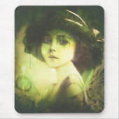 Mystical Willow Tree Fairy Fantasy Art Mousepad (Vorne)