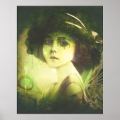 Mystical Willow Tree Fairy Fantasy Art Poster (Vorne)