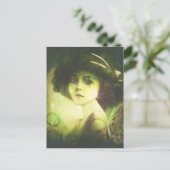 Mystical Willow Tree Fairy Fantasy Art Postkarte (Stehend Vorderseite)