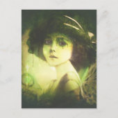 Mystical Willow Tree Fairy Fantasy Art Postkarte (Vorderseite)