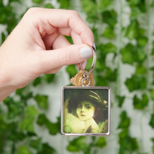 Mystical Willow Tree Fairy Fantasy Art Schlüsselanhänger (Hand)