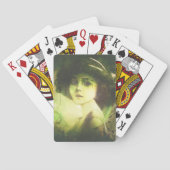 Mystical Willow Tree Fairy Fantasy Art Spielkarten (Rückseite)