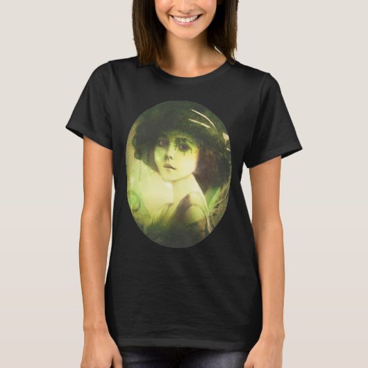 Mystical Willow Tree Fairy Fantasy Art T-Shirt (Vorderseite)