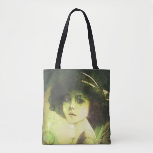 Mystical Willow Tree Fairy Fantasy Art Tasche (Vorderseite)