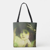 Mystical Willow Tree Fairy Fantasy Art Tasche (Rückseite)