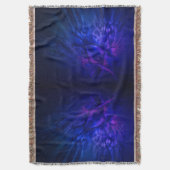 Mystical Wings with Deep Blue Feathers Decke (Vorderseite Vertikal)