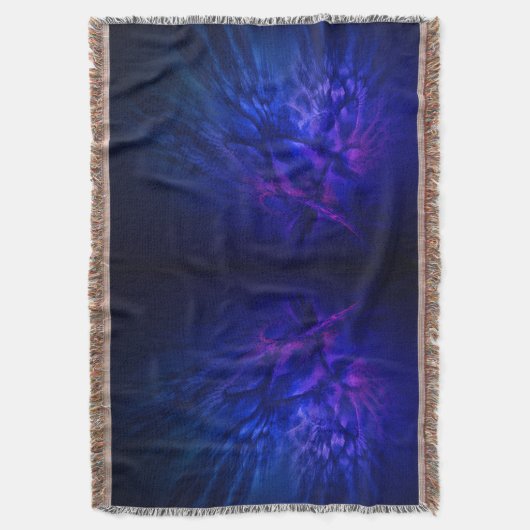 Mystical Wings with Deep Blue Feathers Decke (Vorderseite Vertikal)