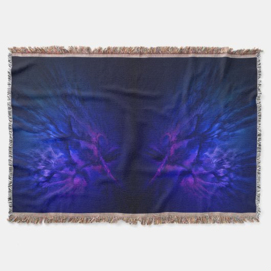 Mystical Wings with Deep Blue Feathers Decke (Vorderseite)