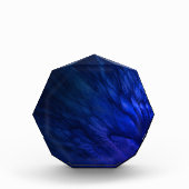 Mystical Wings with Deep Blue Feathers Fotoblock (Vorderseite)