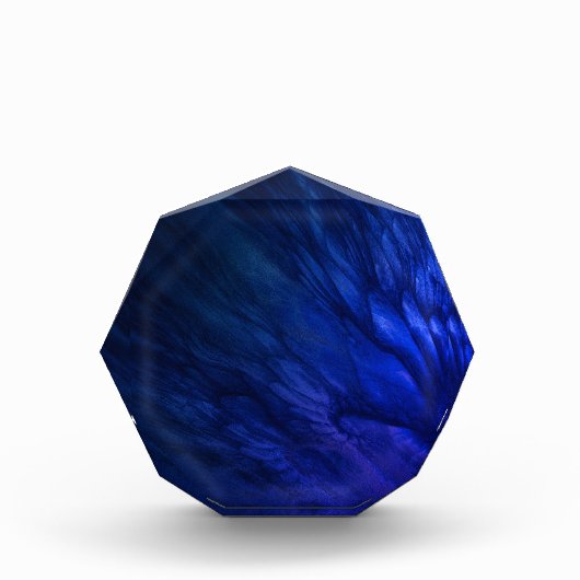 Mystical Wings with Deep Blue Feathers Fotoblock (Vorderseite)