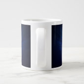 Mystical Wings with Deep Blue Feathers Jumbo-Tasse (Rückseite)