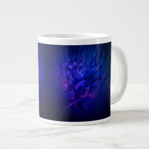 Mystical Wings with Deep Blue Feathers Jumbo-Tasse