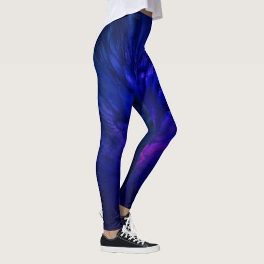 Mystical Wings with Deep Blue Feathers Leggings (Rechts)