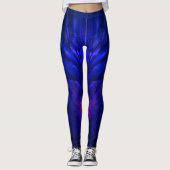 Mystical Wings with Deep Blue Feathers Leggings (Vorderseite)