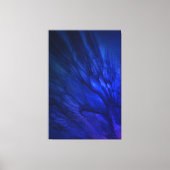 Mystical Wings with Deep Blue Feathers Leinwanddruck (Vorderseite)