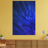 Mystical Wings with Deep Blue Feathers Leinwanddruck (Insitu (Wohnzimmer))