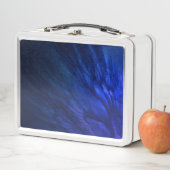 Mystical Wings with Deep Blue Feathers Metall Brotdose (Beispiel)