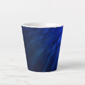 Mystical Wings with Deep Blue Feathers Milchtasse (Vorderseite)