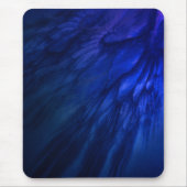 Mystical Wings with Deep Blue Feathers Mousepad (Vorne)