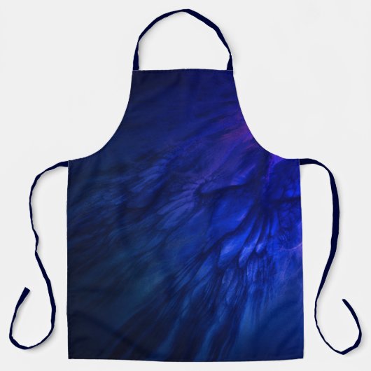 Mystical Wings with Deep Blue Feathers Schürze (Vorderseite)