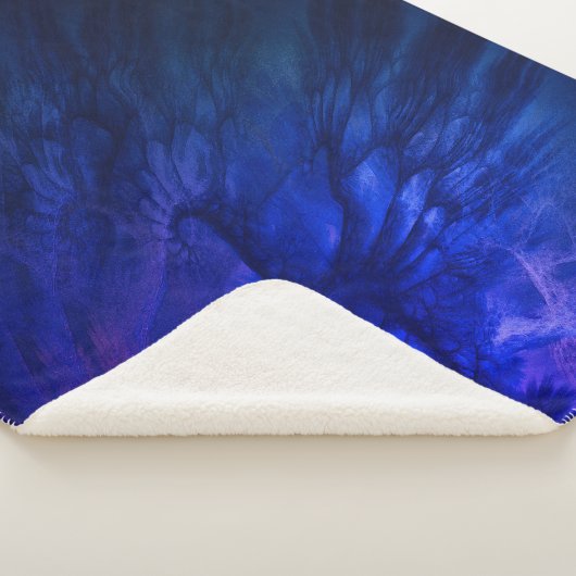 Mystical Wings with Deep Blue Feathers Sherpadecke (3/4)