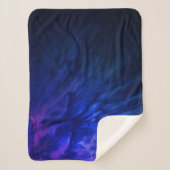 Mystical Wings with Deep Blue Feathers Sherpadecke (Vorderseite)