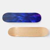 Mystical Wings with Deep Blue Feathers Skateboard (Horizontal)