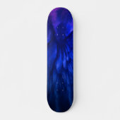 Mystical Wings with Deep Blue Feathers Skateboard (Vorne)