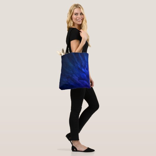 Mystical Wings with Deep Blue Feathers Tasche (Am Model)